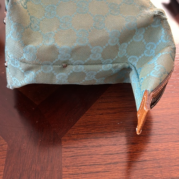 Gucci Blue Bag with Durable Canvas Material and Stylish Leather Handles - Picture 11 of 17